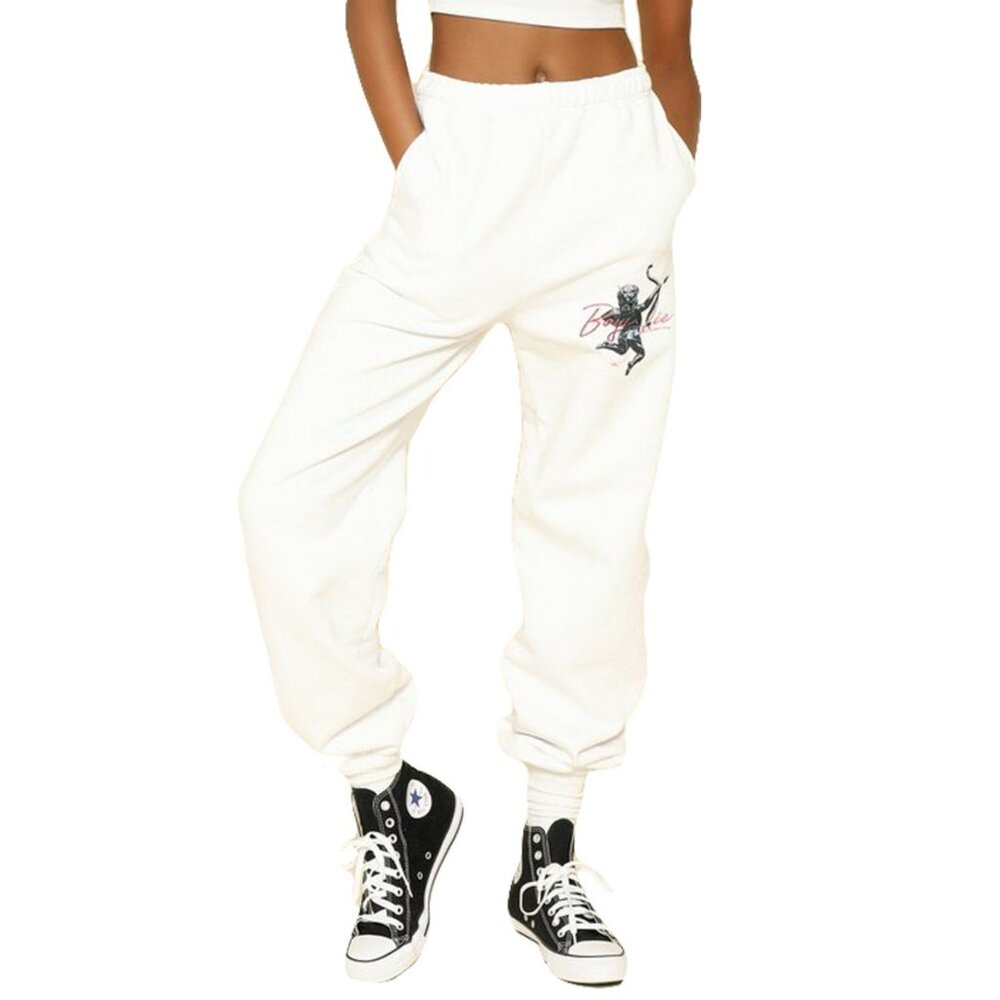 ⭐️NEW⭐️BOYS LIE / Metal Sweatpants White